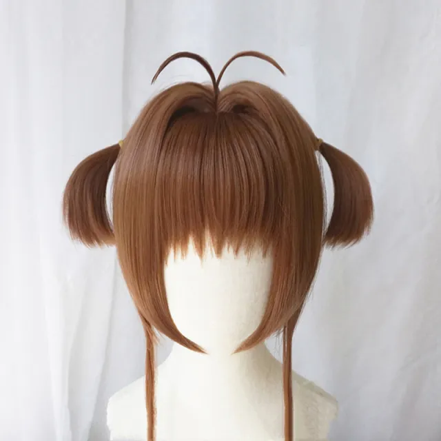 Male And Female Simulation Scalp Top Cosplay Wig Brown - Shop at LoveMi