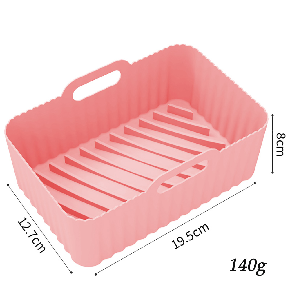 Title 3, Thick Air Fryer Silicone Tray Rectangle Oven Ba...