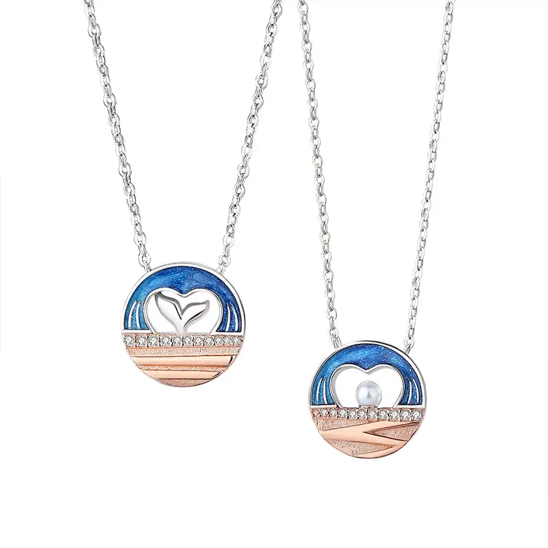 Original Sunset Necklace Sterling Silver For Women