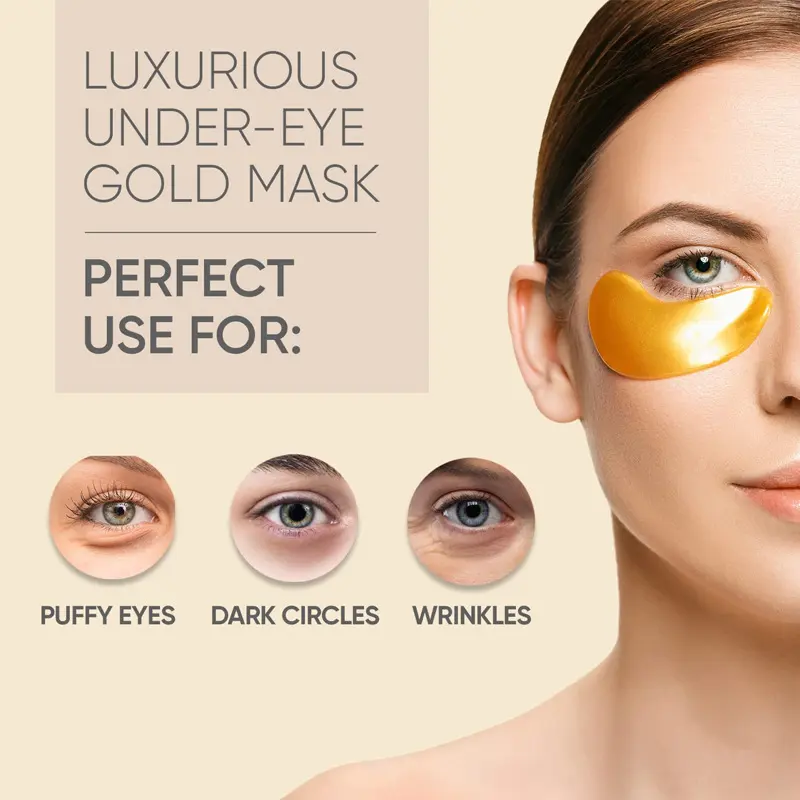 Eye Bag Removal Wrinkle Lifting and Tightening 24K Gold