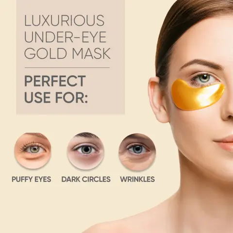 Eye Bag Removal Wrinkle Lifting and Tightening 24K Gold