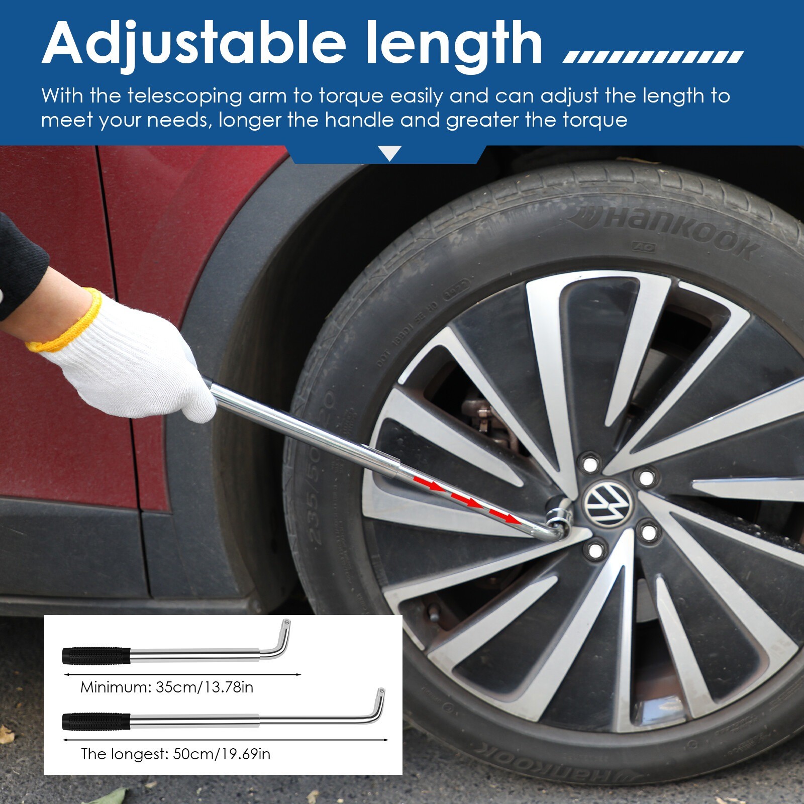 Scissor Jack Set 3 Ton Car Auto Jack Kit With Hand Crank Wrench Lug Wrench UK