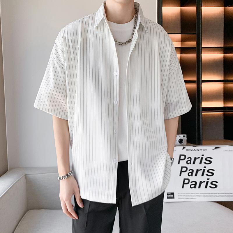 Title 5, Summer thin Korean loose fashion shirt. Lightwe...