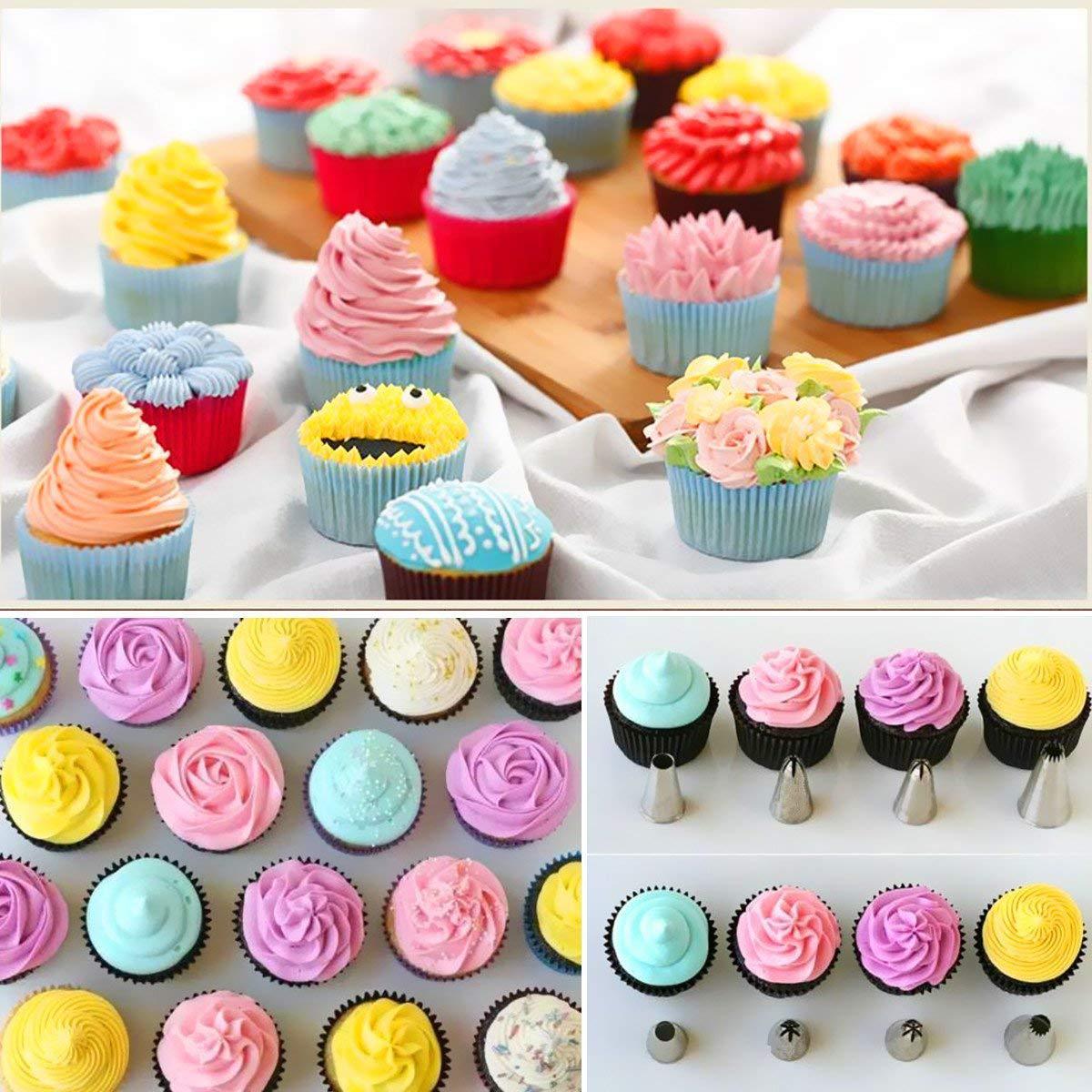 Title 1, Boxed 72-Piece Set Of Decorative Mouth Cake Bak...