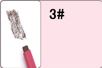 Auto rotating Square Machete Eyebrow Pencil Set Medium Coffee - Shop at LoveMi