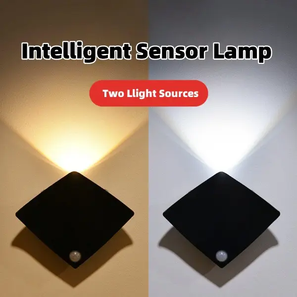 Wireless USB Rechargeable Decor Wall Lamp Human