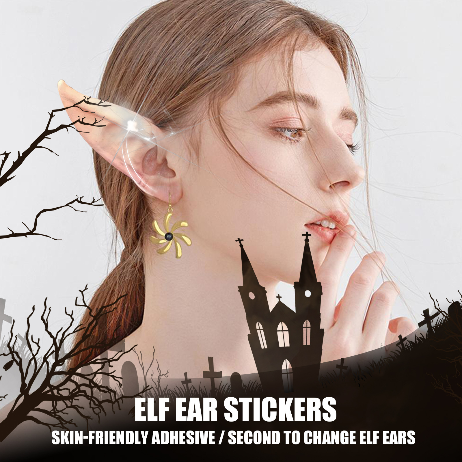 Title 4, Dowmoo Halloween Elf Ear Patch Fixed Ear Correc...