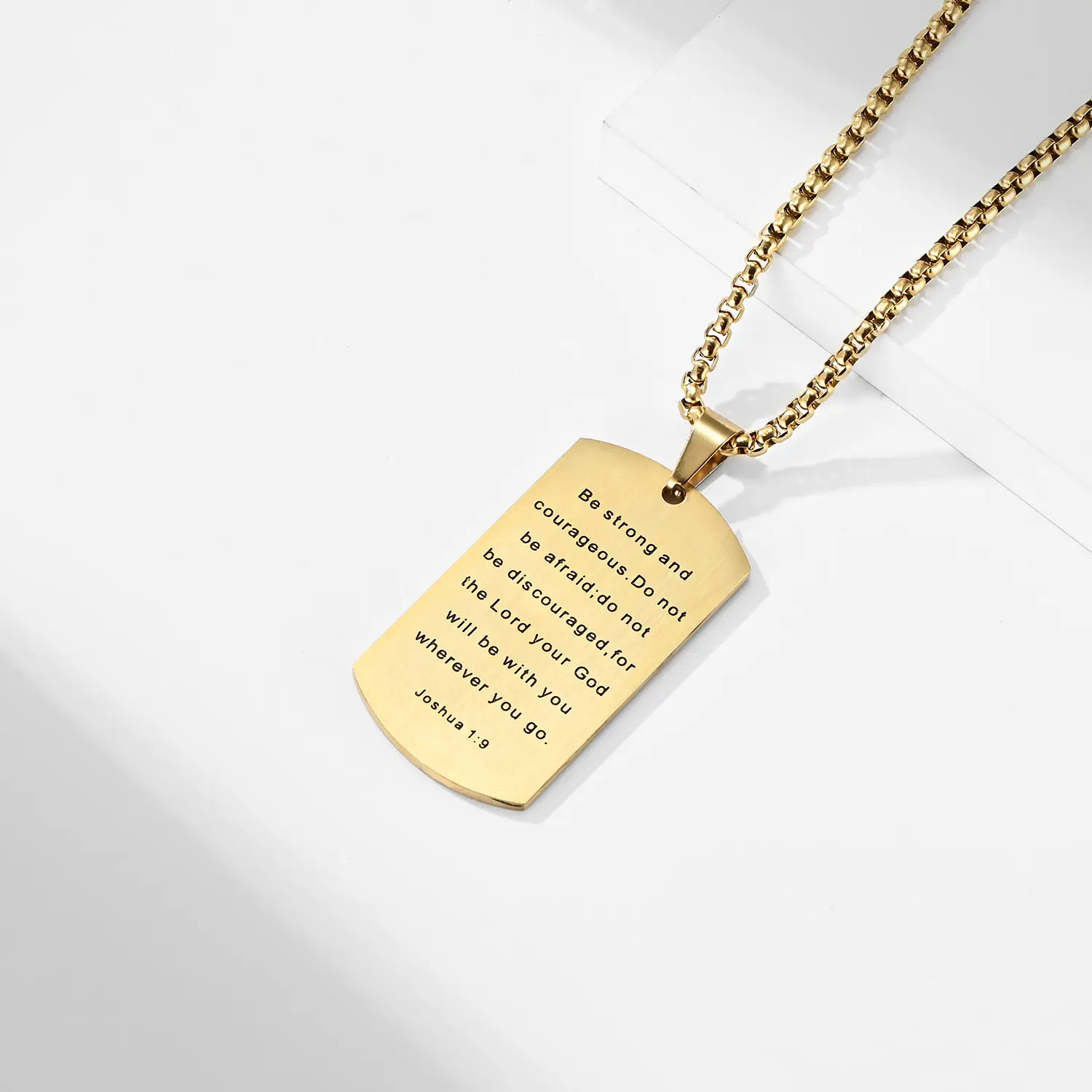 Stainless Steel Crusader Necklace