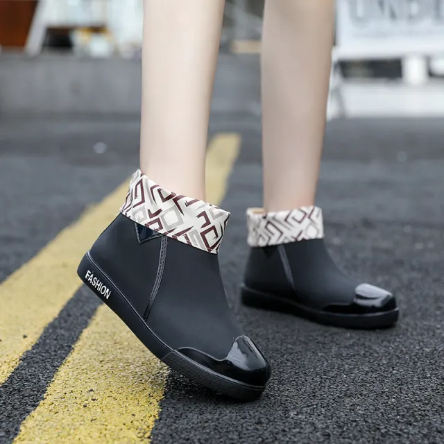 Fashion Waterproof Shoes Ladies Rain Boots Short Tube 7 Style 40 - Shop at LoveMi