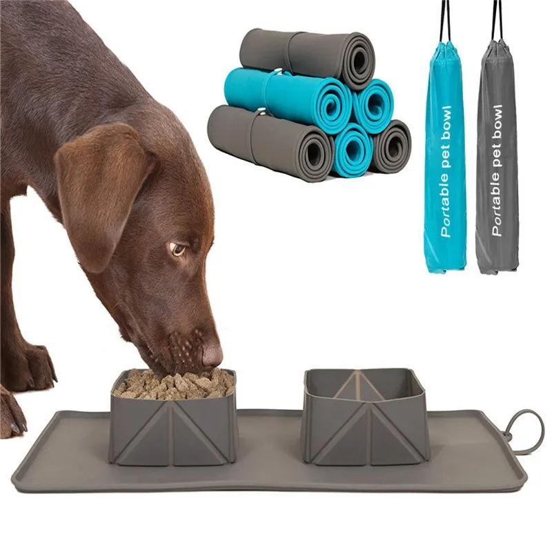 Dogs Puppy Bowls Silicone