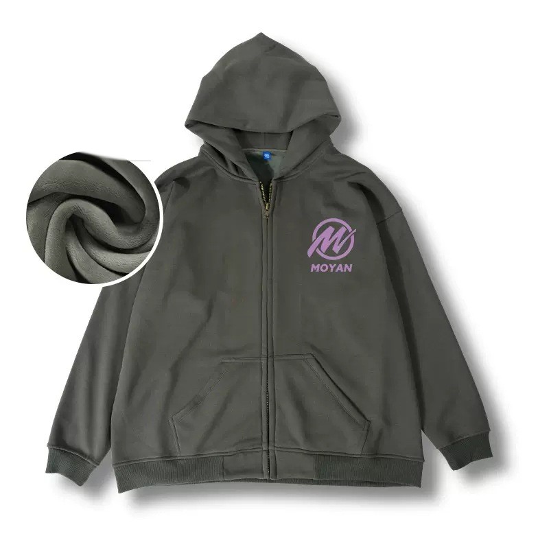 Loose Cardigan Large Fashion Brand Hooded Plush Trend Sweater