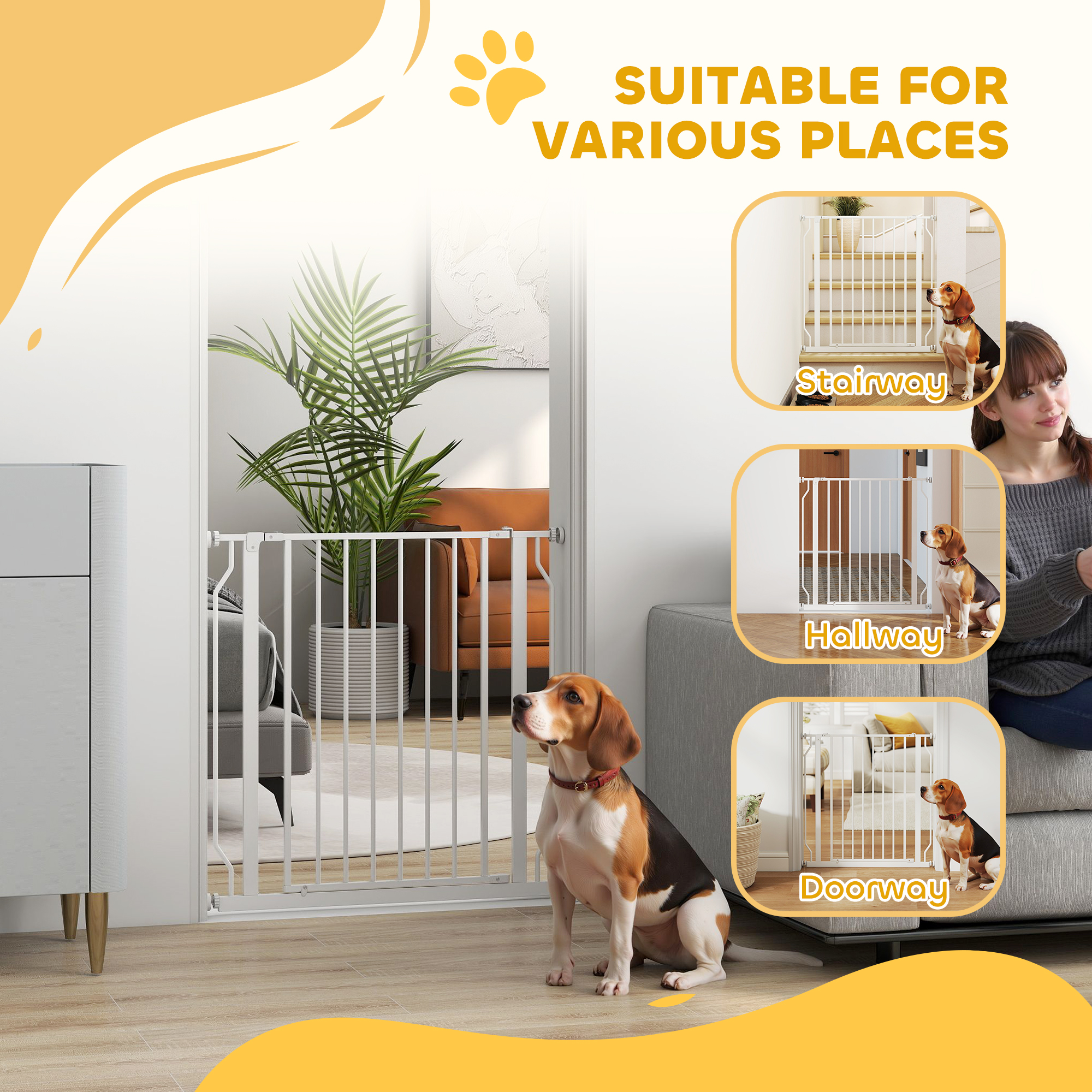 Ultra Wide Pet Safety Door With Pressure Device, Suitable For Doorways — image 6