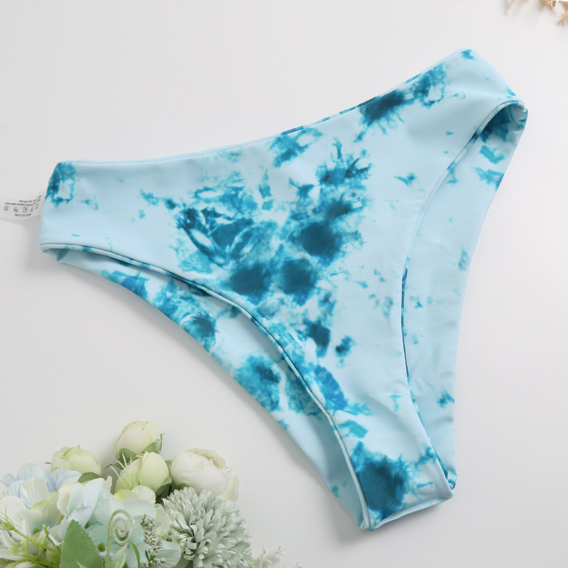 Title 5, Female Split Double-sided Swimsuit Sexy Tie-dye...