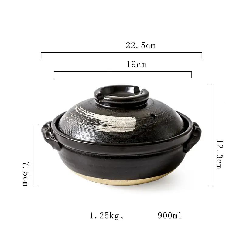 Stew Pot Soup Household Ceramic Gas Clay