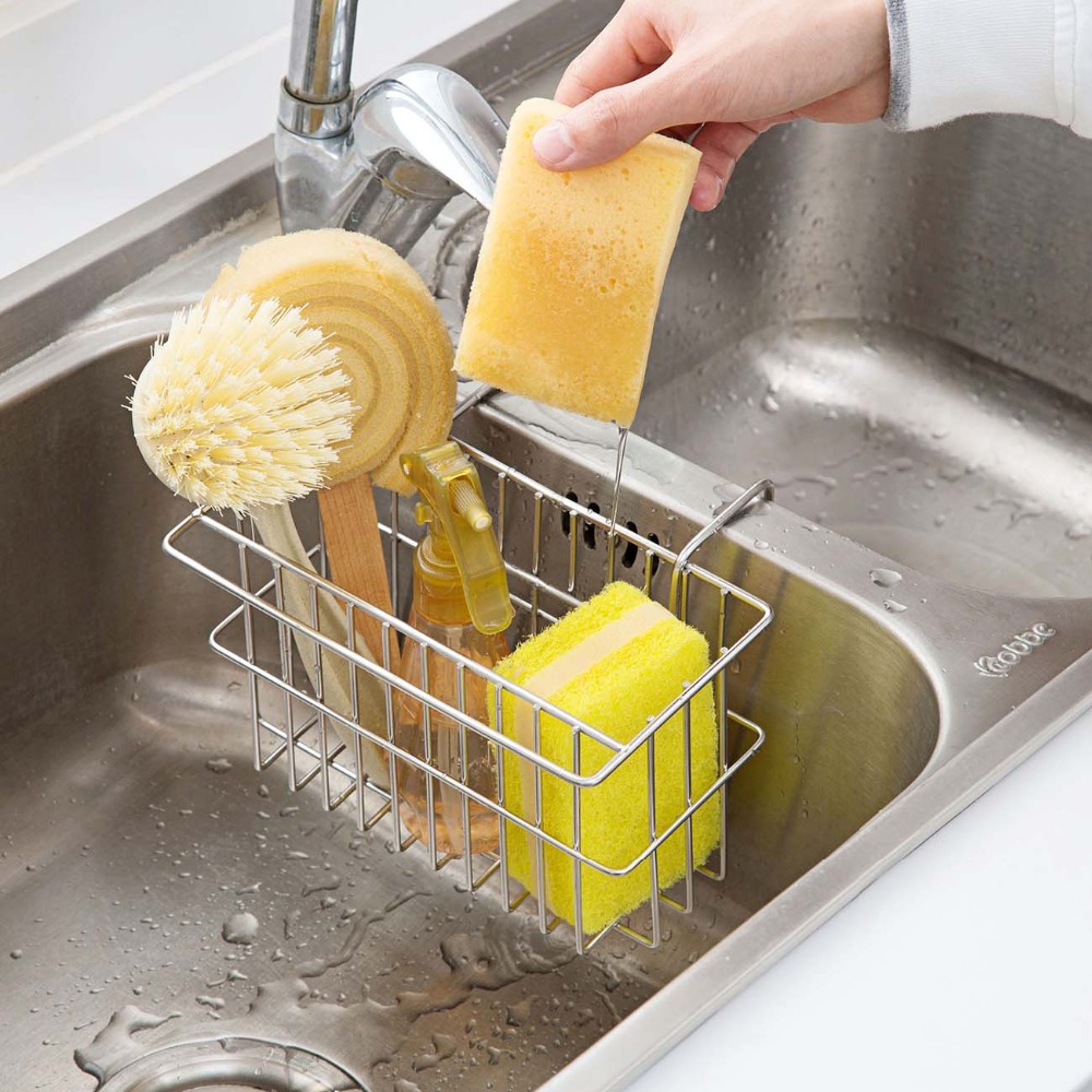 Title 1, Stainless steel sink shelf rag drain rack