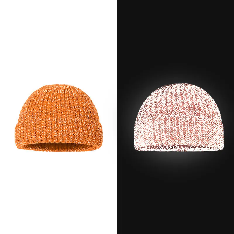 Personalized All-match Frilled Woolen Hat - Orange