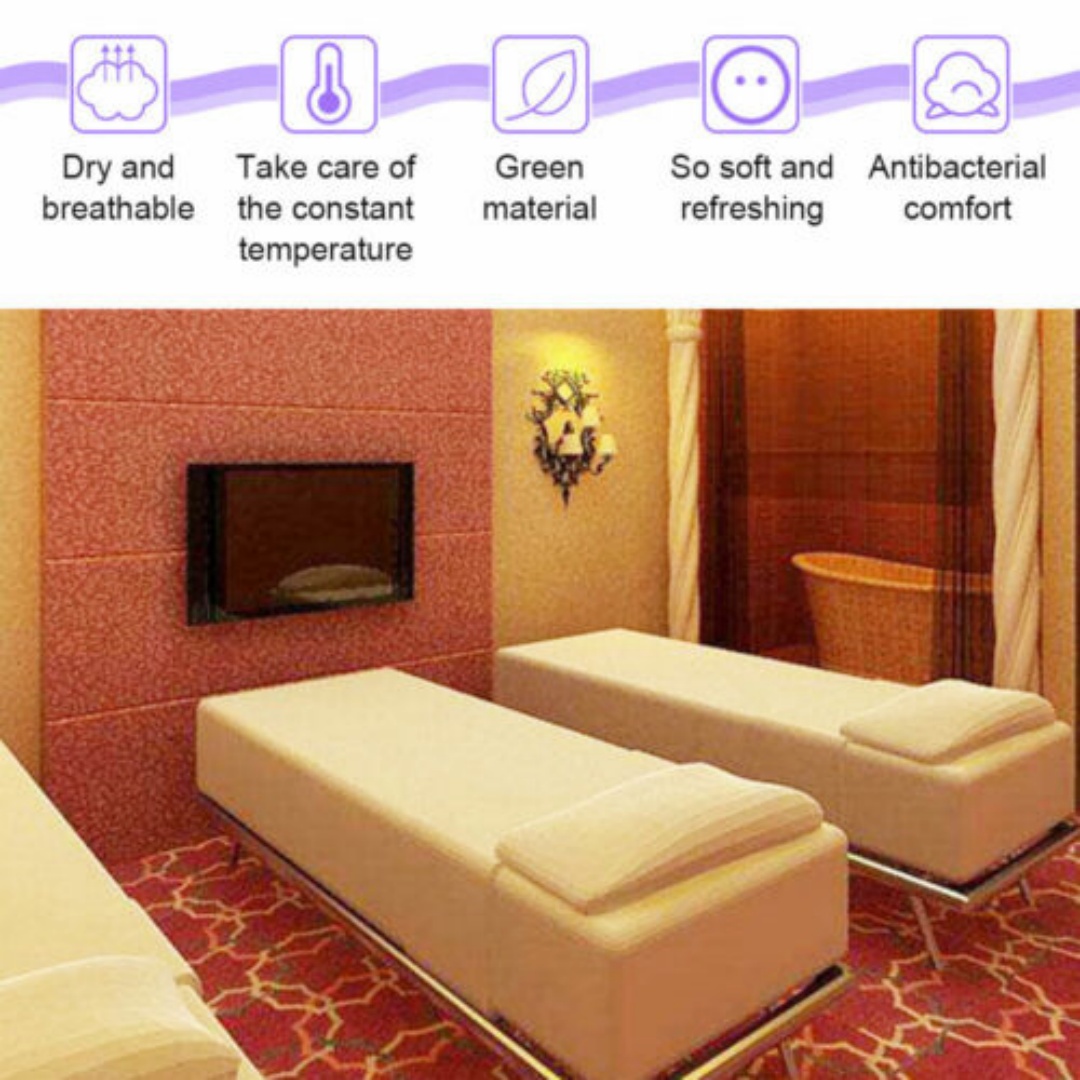 50  100x Disposable Beauty Bed Sheet SMS Non-woven Massage SPA Salon Table Cover1 80X80cm- 1 Roll