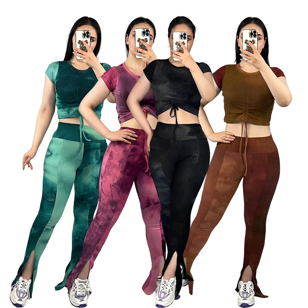 Classic Pit Stripe Printed Tank Top Pants