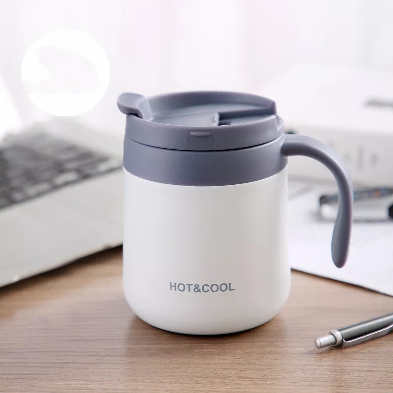 Title 1, Stainless Steel Vacuum Flask With Handle Office...