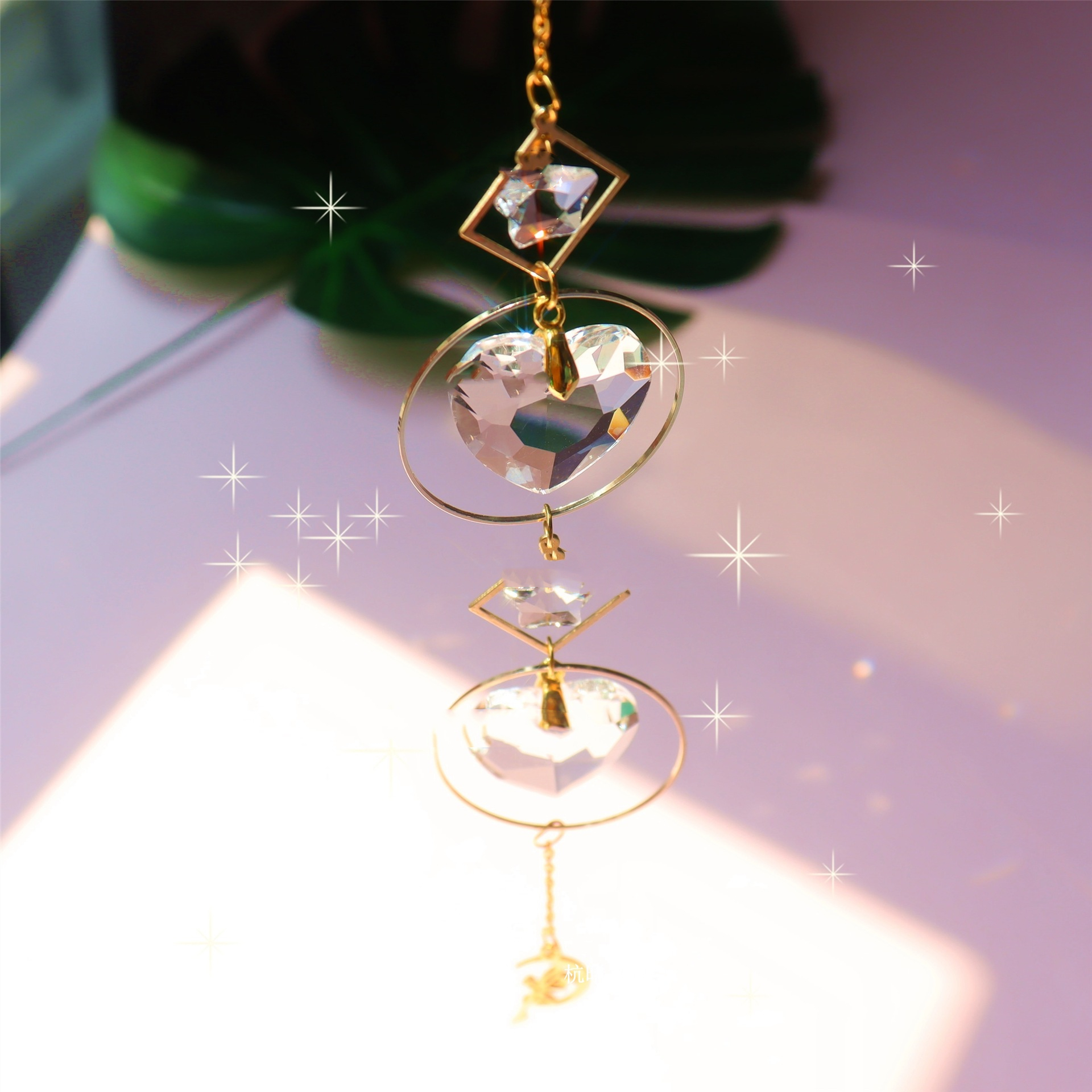 AliExpress Cross-border Garden Crystal Love Ornament