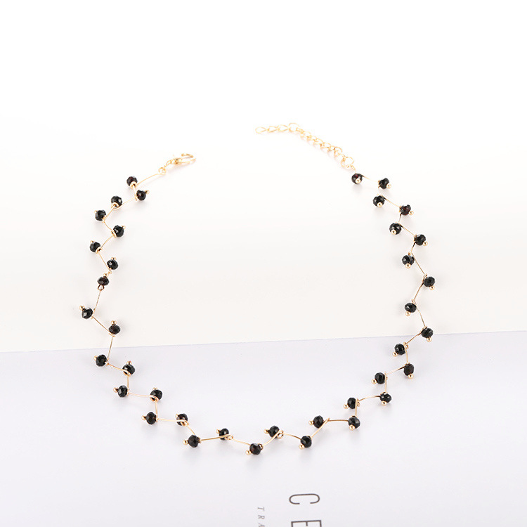 Crystal Short Clavicle Chain Female Korean Personality