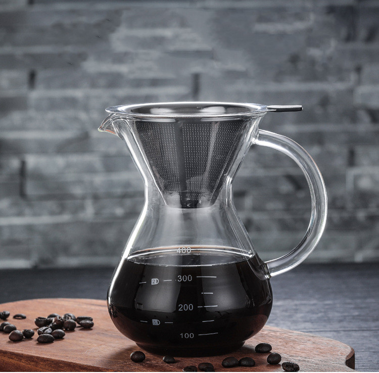 Title 5, Cafeteira de vidro borosilicato para café coado...