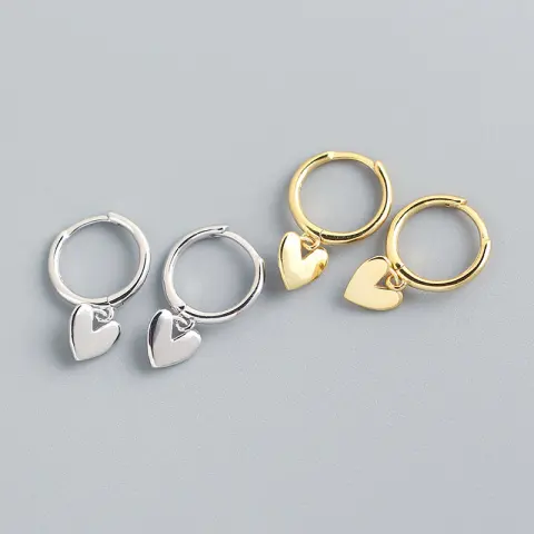 Love Heart Earrings Premium Temperament Jewelry
