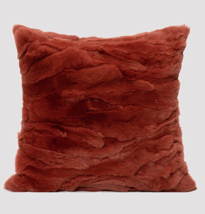 red square pillow