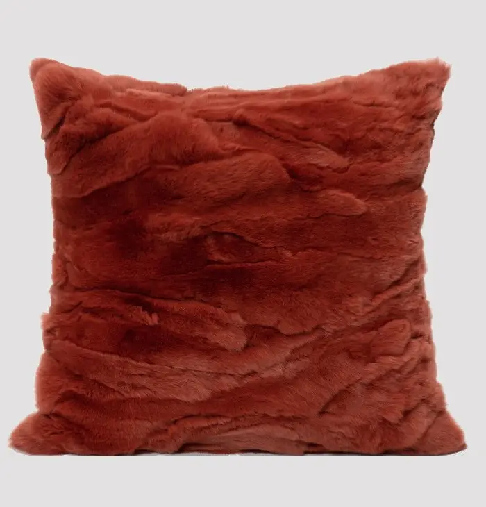 Modern Simple And Light Luxury Rust Red