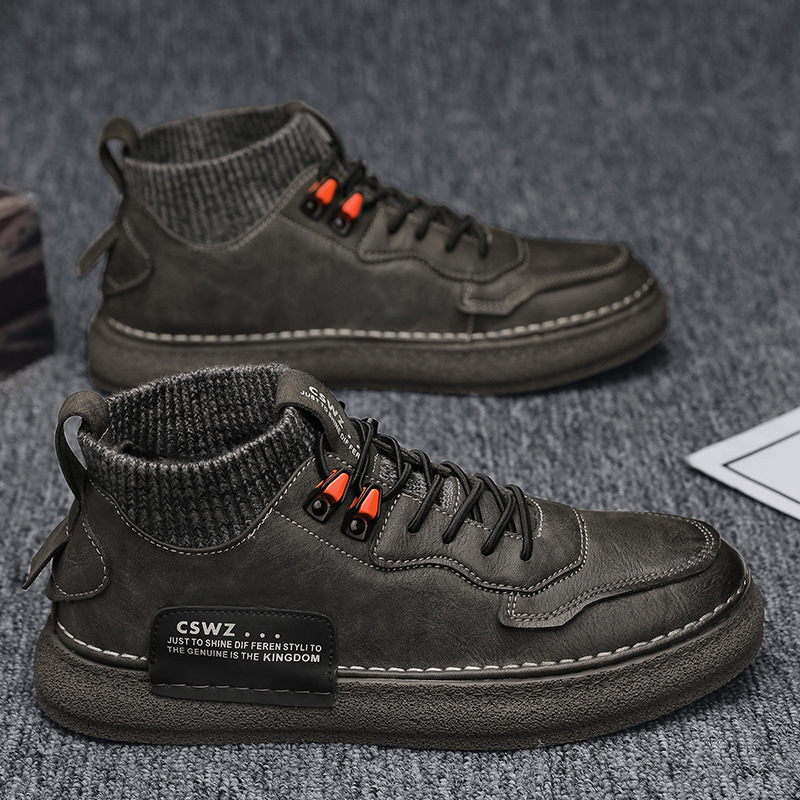 Men’s Fashion Casual High-top Sports Safety Shoes