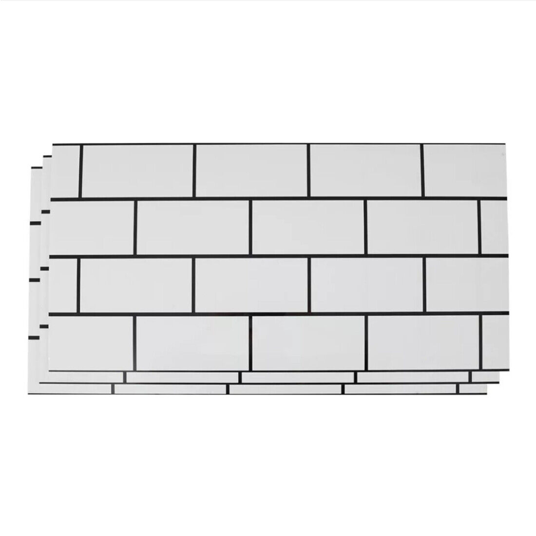 NEW 10Marble Tiles Sticker Self-Adhesive Stick Kitchen Home Wall Bathroom Decor UK