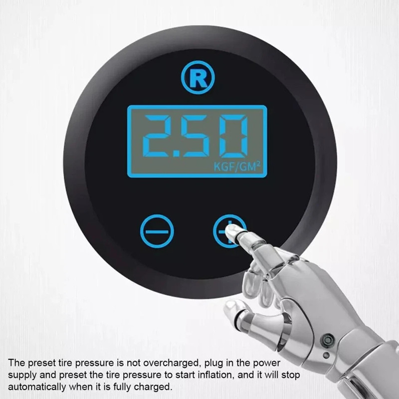 Electric Corded Car Tyre Inflator Pump Portable Air Compressor 12V 150PSI — image 11