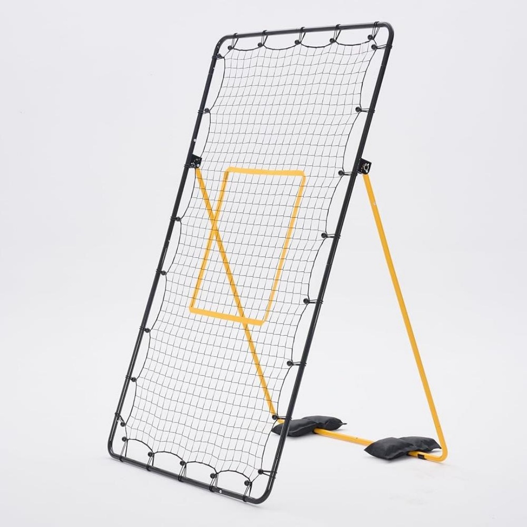 7 Feet By 4 Feet Volleyball Backboard Net - A Multi-sport Rebound Training Equipment With A Travel Bag, Featuring 5 Adjustable Angles