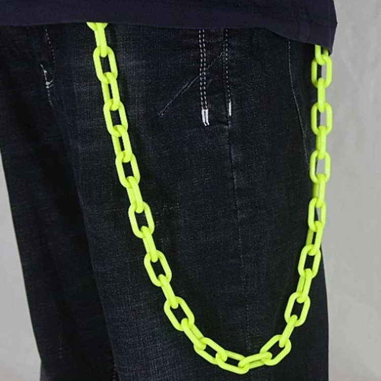 Title 6, Red Waist Candy Color Resin Trouser Chain Hang...