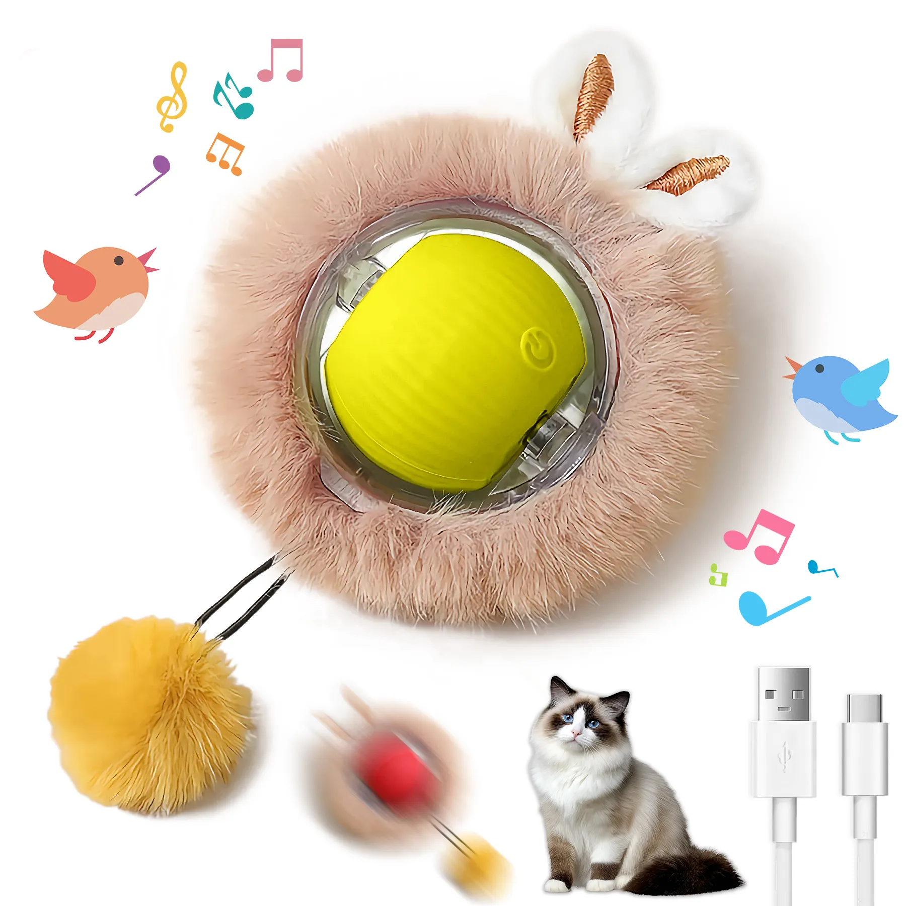 Interactive Toys Ball For Cats, Dog, Agile
