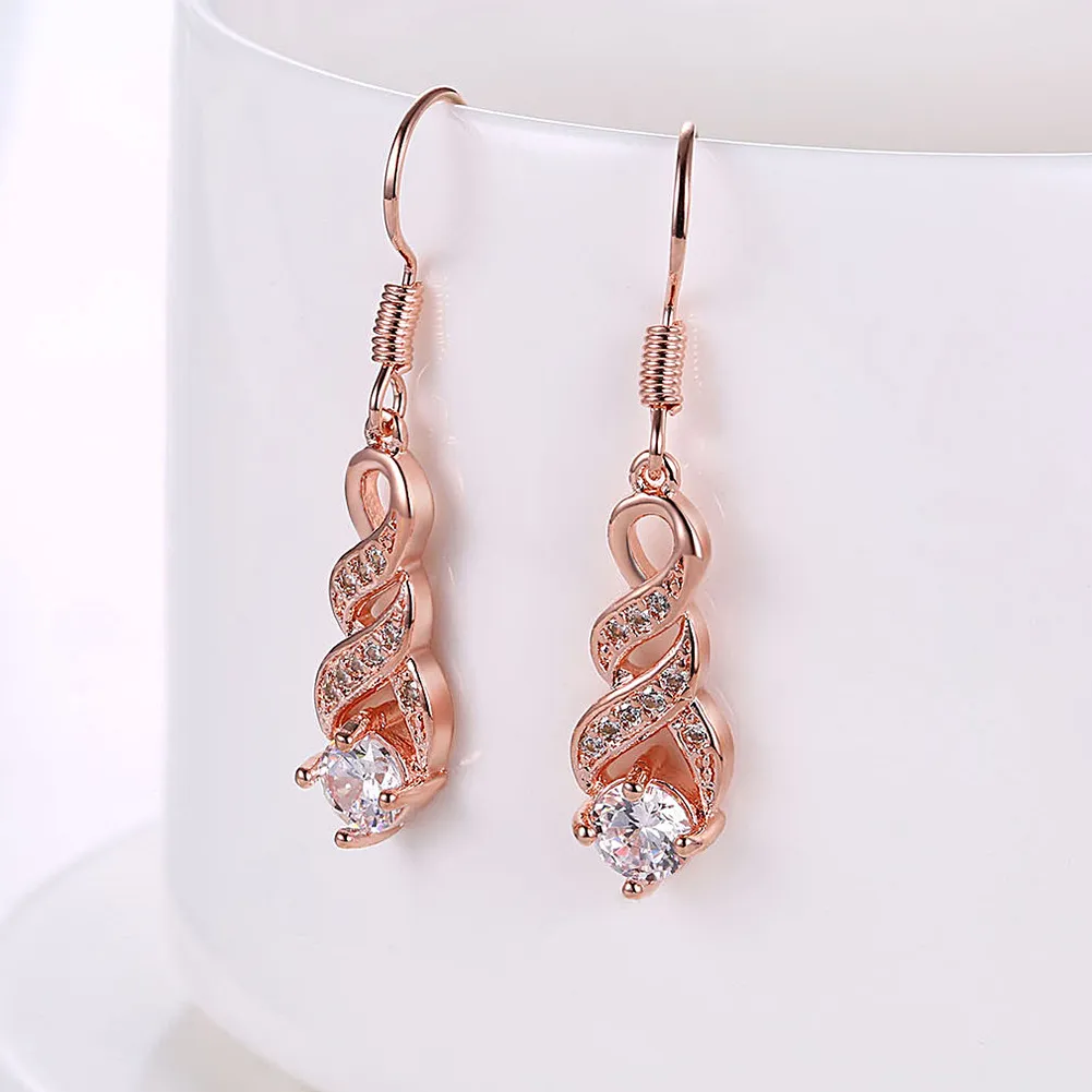 Retro Diamond Earrings Japan And South Korea Fashion