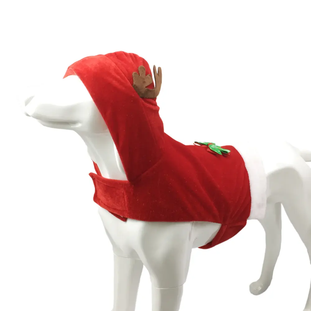 Dog Winter Coat Warm Christmas Clothes Reflective Reversible Cold