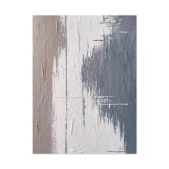 Handmade Oil Painting Canvas Wall Art Decoration Modern Grey Texture Abstract For Home Living Room Decor Rolled Frameless Unstretched Painting - Wi... - View 1