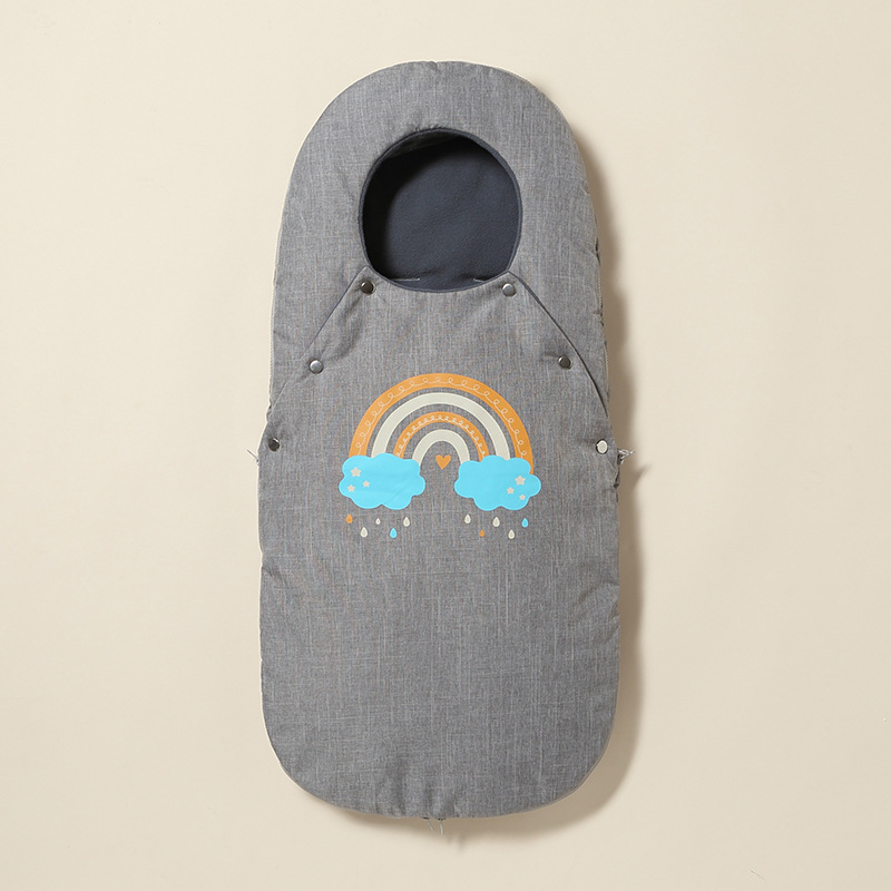 Autumn And Winter Rocking Fleece Thickened Warm Baby Anti-kicking Divine Sleeping Bag — foto 3