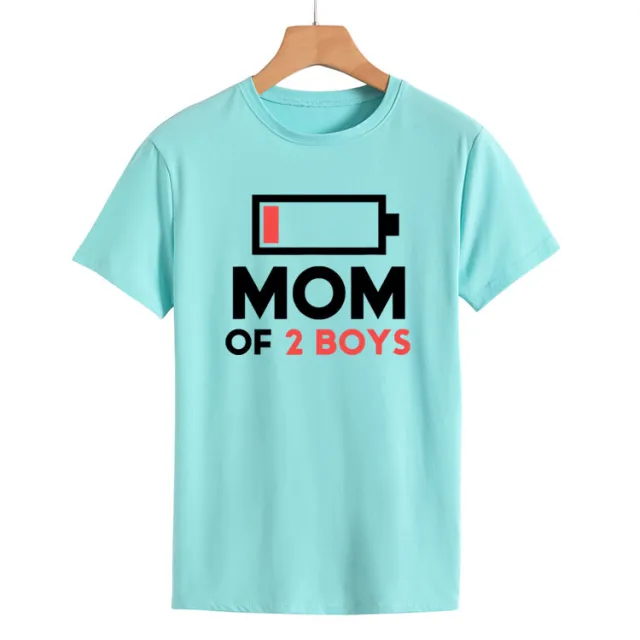 Letter Print Crew Neck Pullover Women's Short Sleeve Blue And Black - Shop at LoveMi
