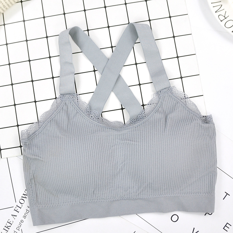 Title 1, Seamless Cross Sling Anti-Glare Tube Top with C...