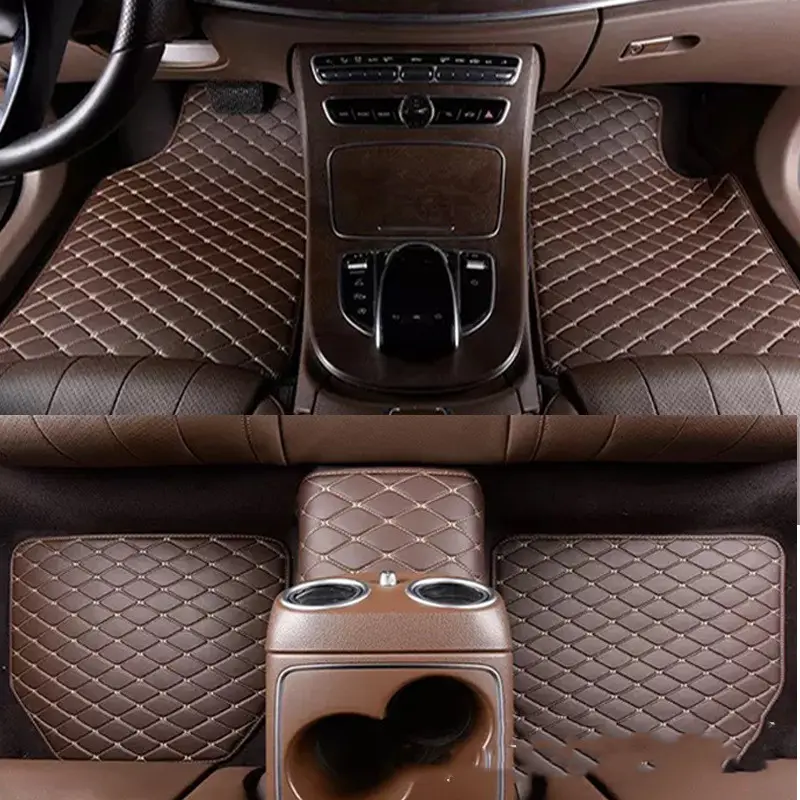 Universal Right Rudder Foot Pad Leather Quilted