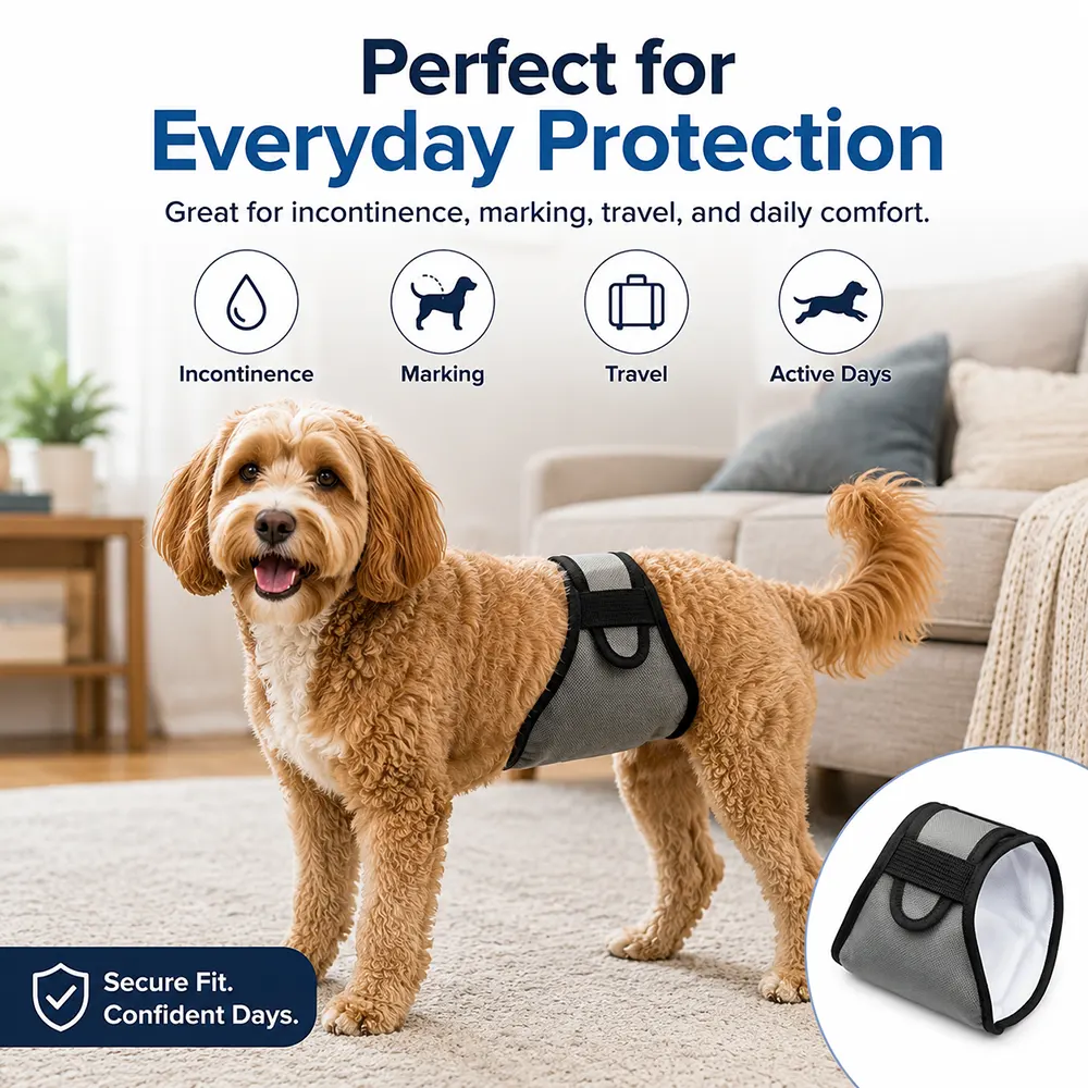 Male Dog Physiological Pants Estrus Period Anti Harassment Adjustable