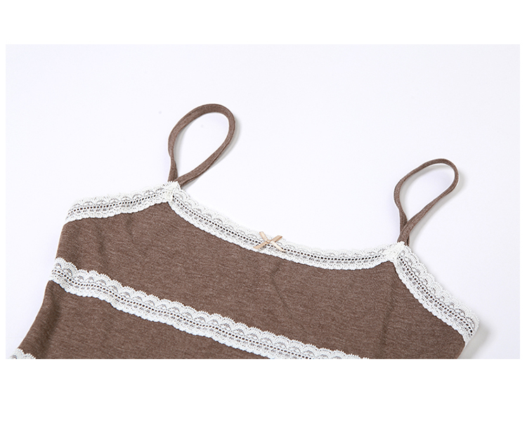 Niche Retro Lace Splicing Slim Suspender Skirt Women