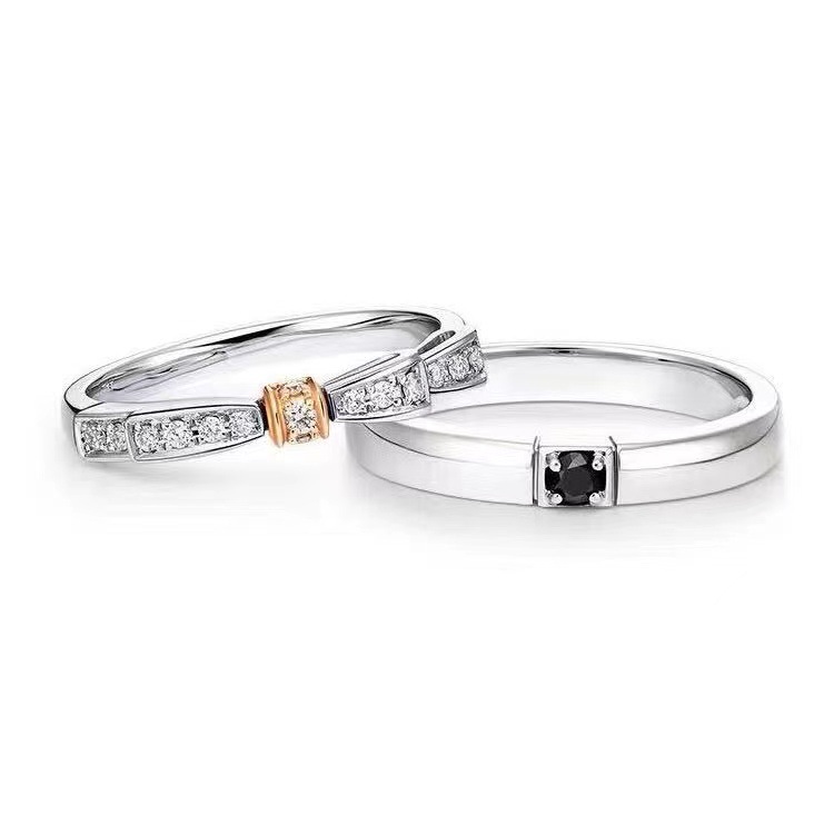 Couple Fashion Sterling Silver Ring