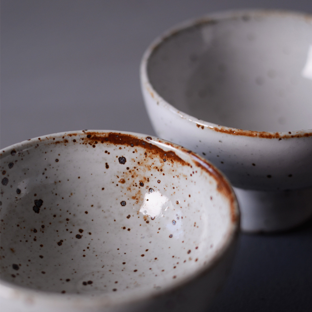 Japanese-style Underglaze Vintage Pottery Bowl Tableware