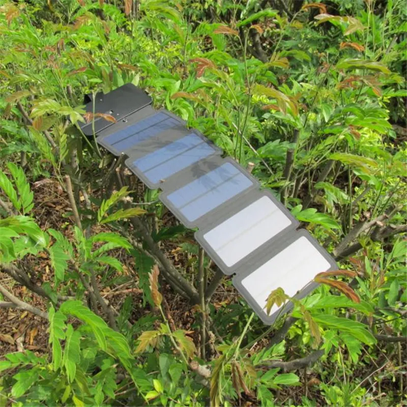 Outdoor Folding Solar Panel Charger Portable 5V 2.1A USB Output Devices Camp Hiking Backpack Travel Power Supply For Smartphones – image 6