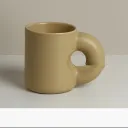 B Fat Cup Milk Tea Color