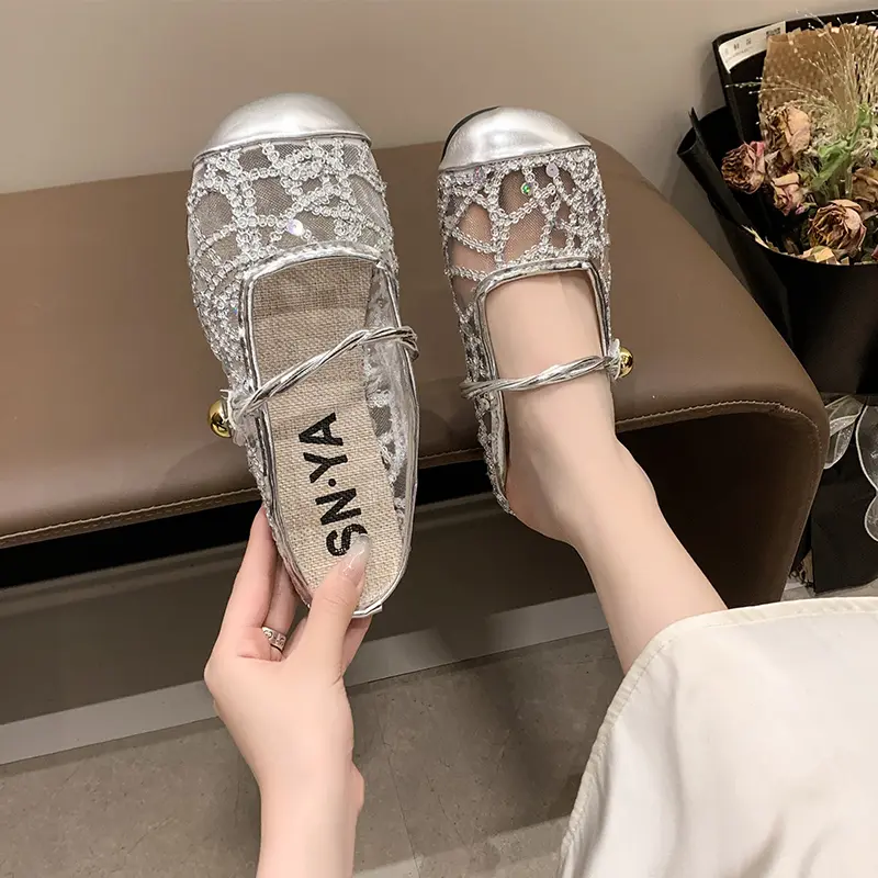 Women Sweet Vintage Two-Tone Bow Pumps, Round Toe Slip On Thick Square Block Mid Heel Campus Daily Dress Loafers