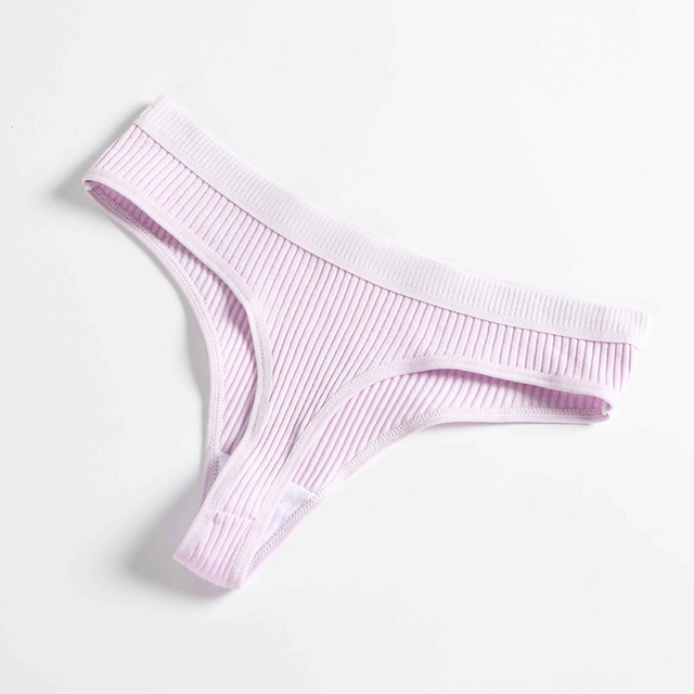 Title 8, New Female Cotton Panties Low Thong